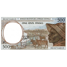 P601Pg Chad - 500 Francs Year 2000